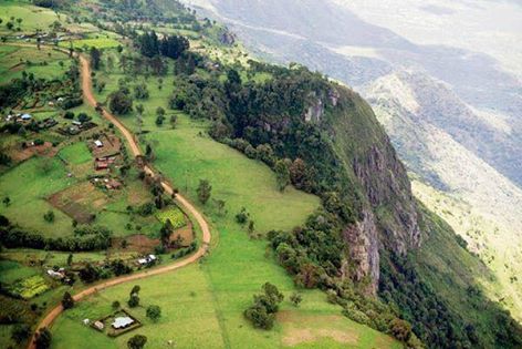 Section of the Kerio Valley Escarpment