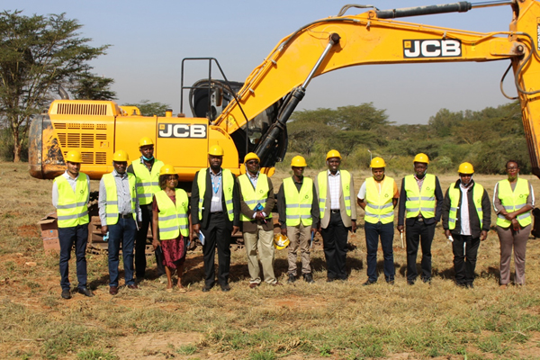 Daystar University hands over School of Nursing project to the contractor. 