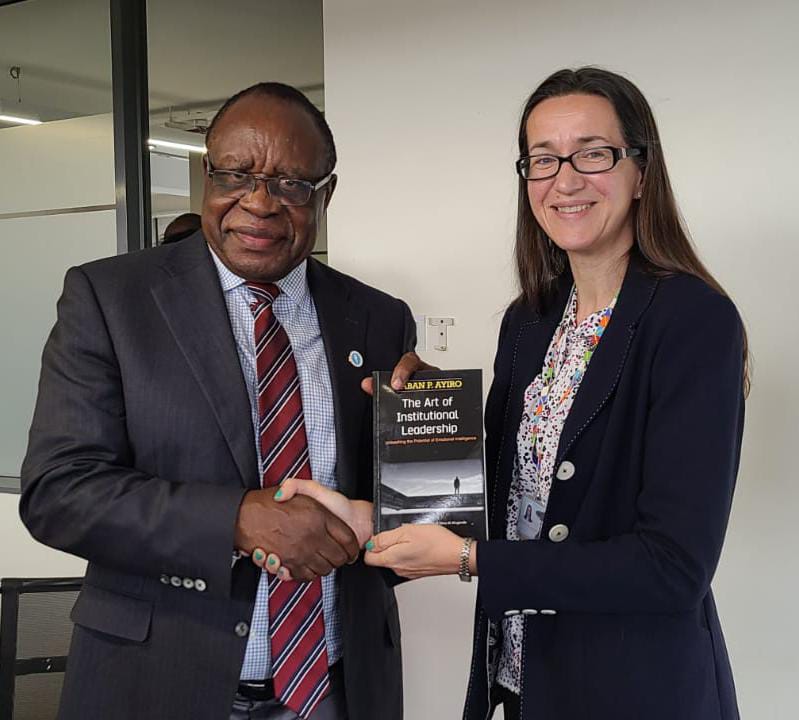 Prof. Ayiro holds discussions with British Council in Kenya