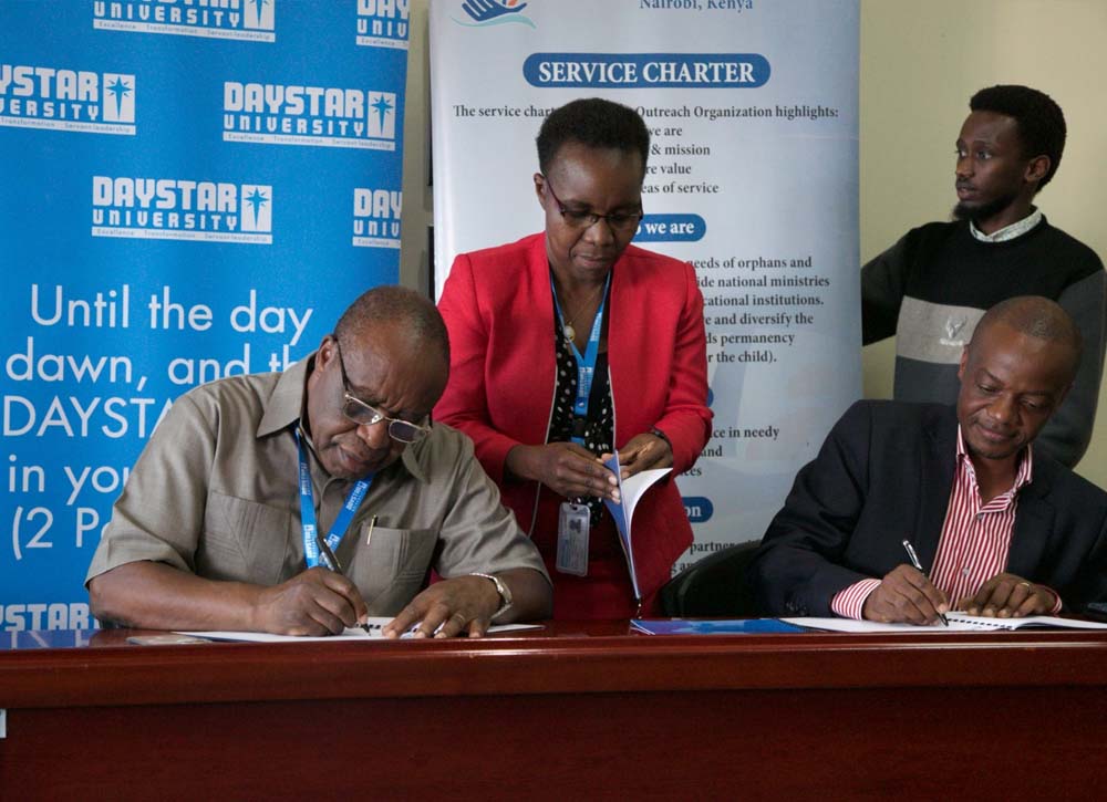 Daystar University &amp; Yatima Organization Sign MOU